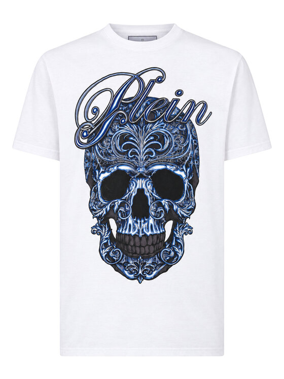 PHILIPP PLEIN PHILIPP PLEIN T-Shirt 31632 Biały Regular Fit