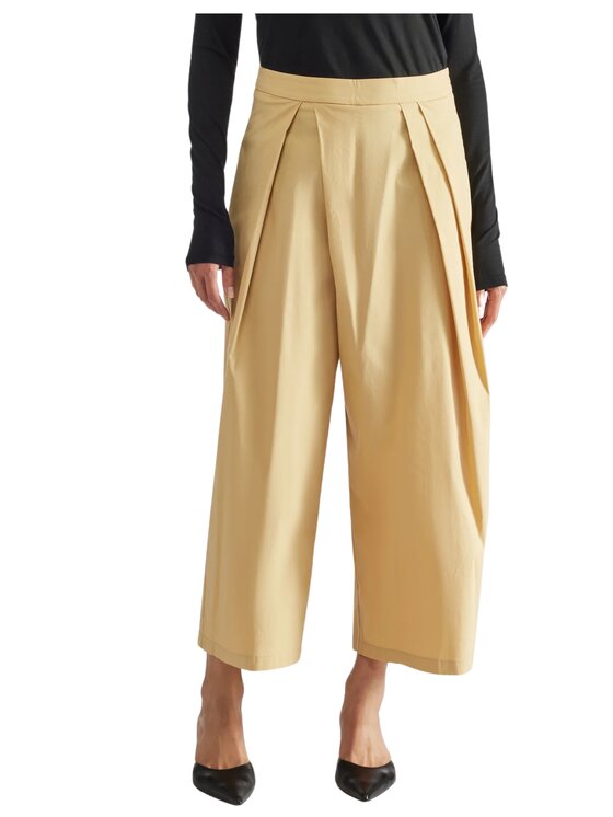 Liviana Conti Liviana Conti Spodnie zimowe f5sk48 Żółty Regular Fit