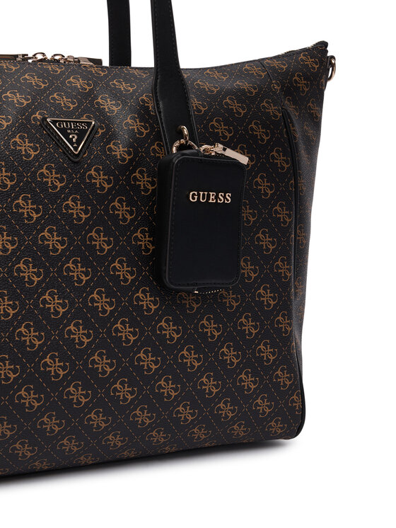 Guess Guess Ročna torba Latona TWHQ92 11017 Temno rjava