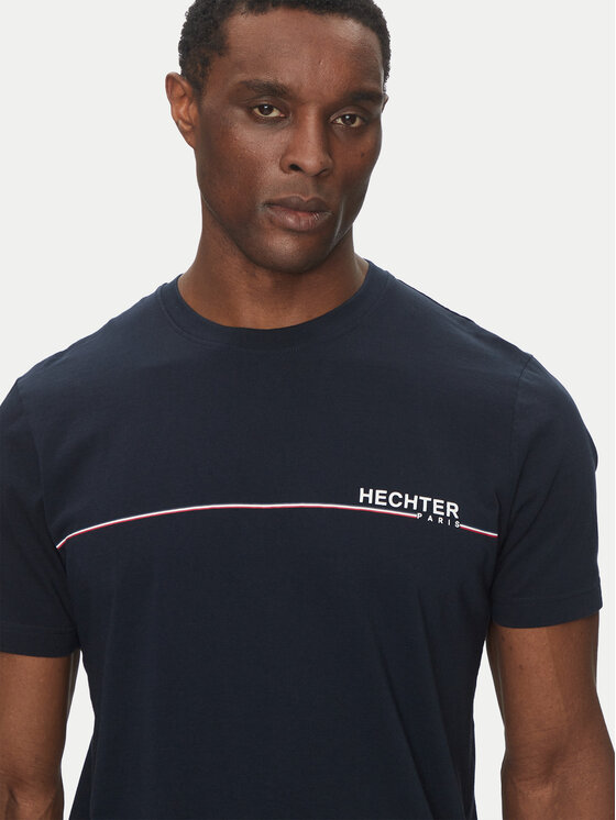 Hechter Paris Hechter Paris T-Shirt 75008 151919 Tmavomodrá Regular Fit