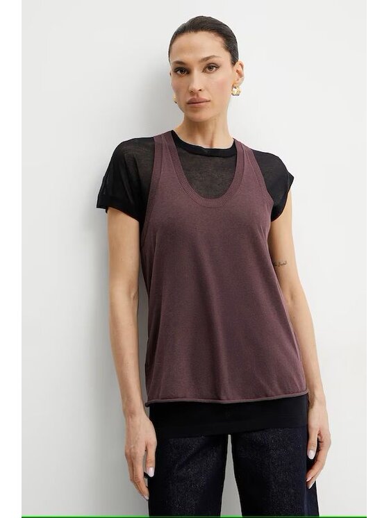 PINKO PINKO T-shirt 84943 Rosso Regular Fit
