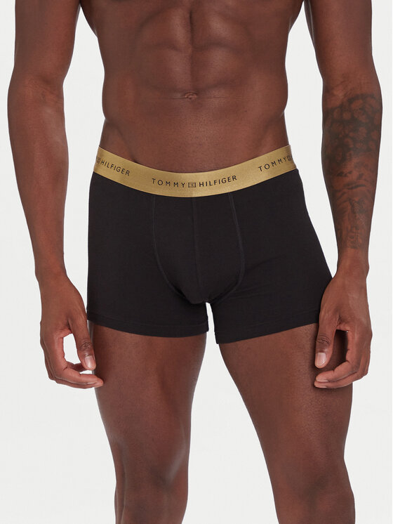 Tommy Hilfiger Komplet 3 par bokserek UM0UM03411 Czarny