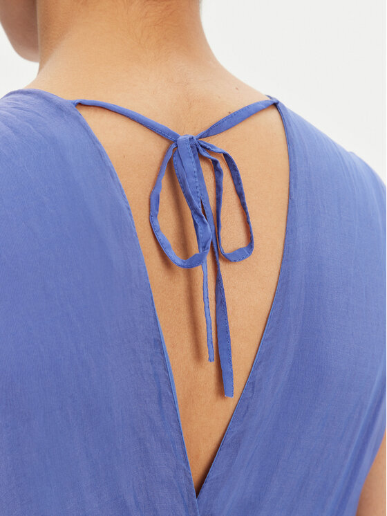 Haveone Haveone Vasarinė suknelė AFF-N005 Mėlyna Loose Fit