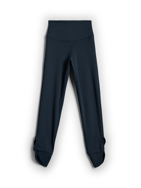 4F 4F Legginsy LUMINOUS FLIGHT Granatowy Slim Fit