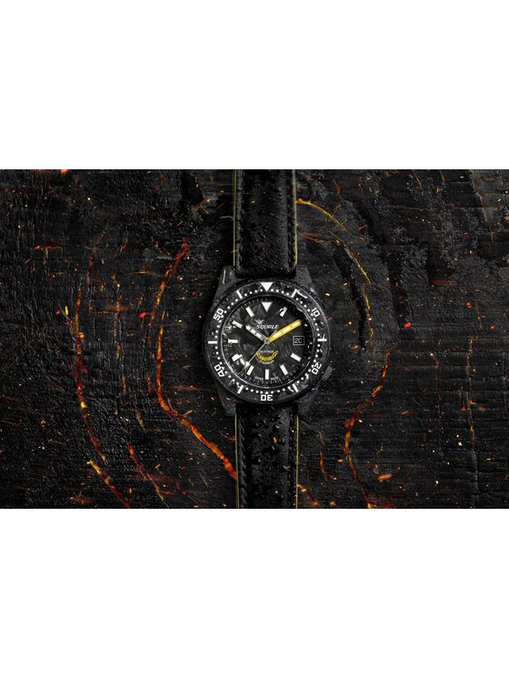 Squale Squale Zegarek T183AFCOR.RLOR Czarny