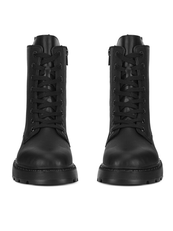 Rieker Rieker Schnürschuhe 70401-00 Schwarz