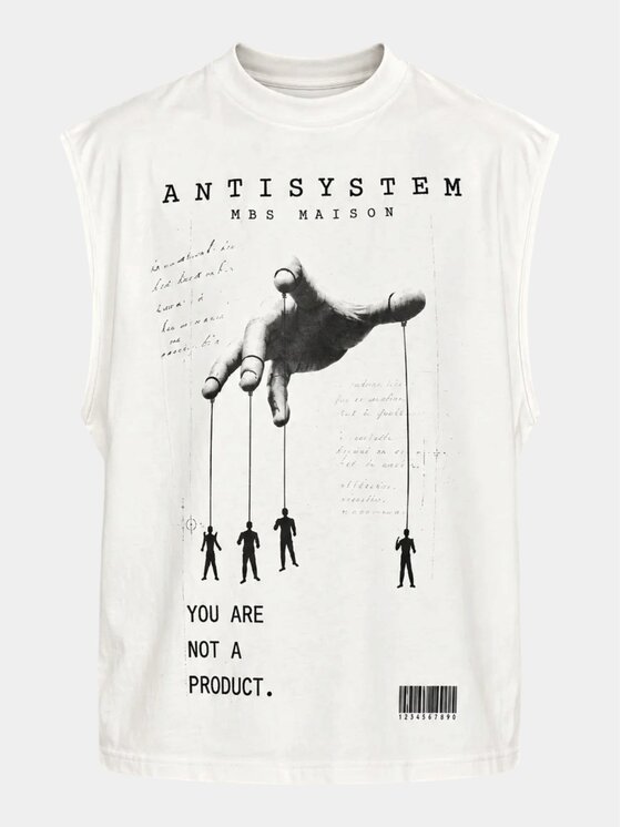MADE BY SOCIETY MADE BY SOCIETY T-Shirt LOOSE CUT - M17708 Biały Basic Fit