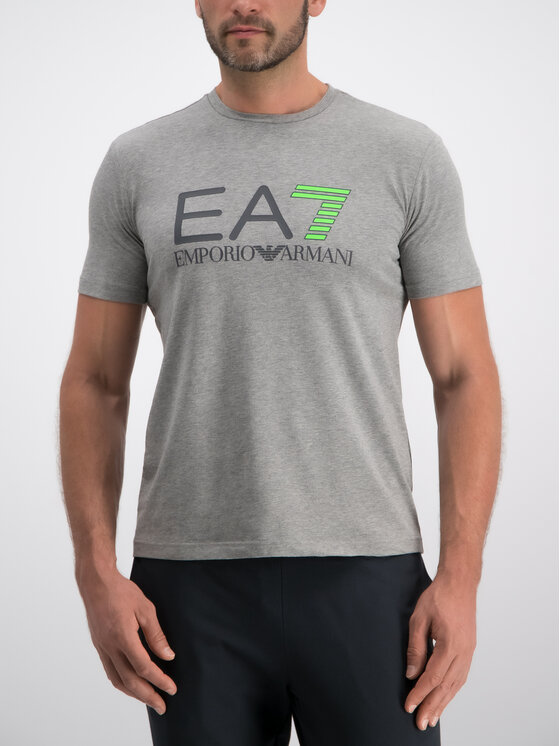 EA7 Emporio Armani EA7 Emporio Armani T-Shirt 3GPT01 PJ03Z 3905 Šedá Regular Fit