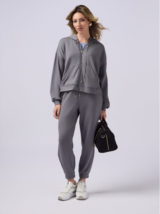 Oltre Oltre Spodnie materiałowe P819J002273N013 Szary Boy Fit