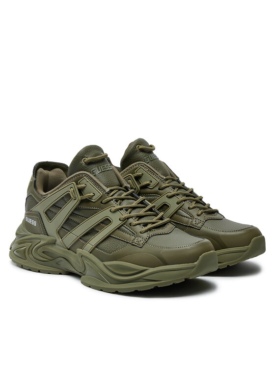 Guess Guess Tenisice Belluno Low FMTBEL ELE12 Kaki