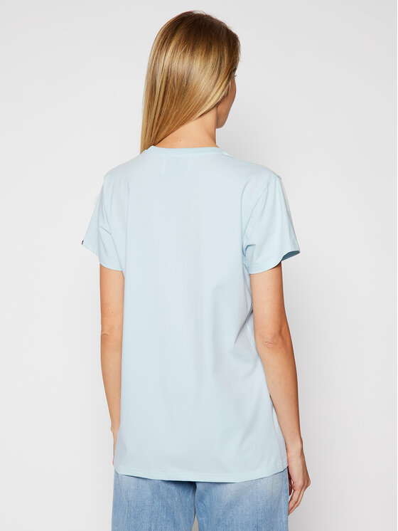 PLNY LALA PLNY LALA T-Shirt Redheads PL-KO-CL-00202 Błękitny Classic Fit