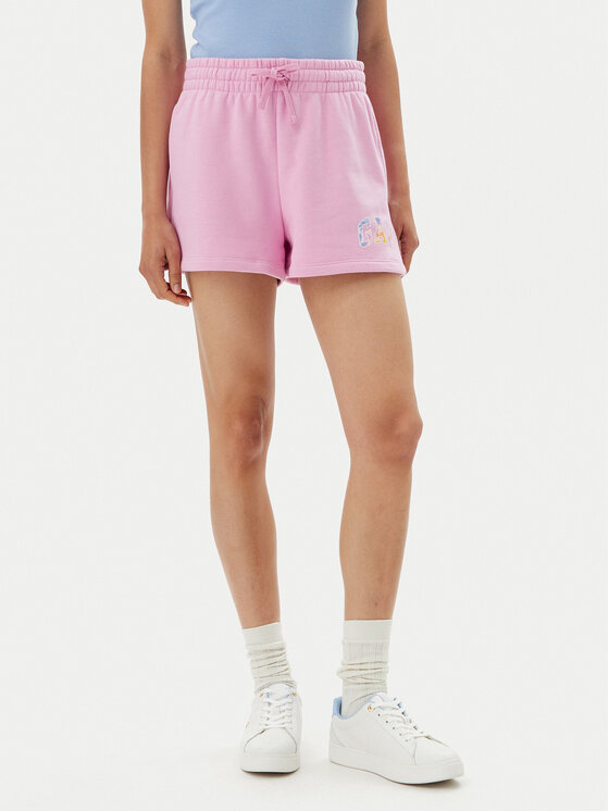 Gap Športové kraťasy 769323-09 Ružová Regular Fit