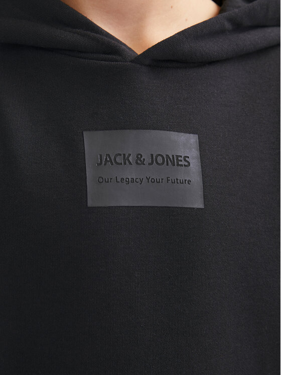 Jack&Jones Junior Jack&Jones Junior Majica dugih rukava Hakkai 12259809 Crna Loose Fit