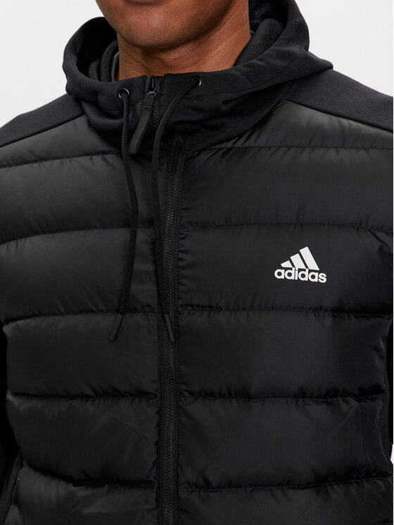 adidas adidas Geacă din puf Essentials Hybrid Down HZ4430 Negru Slim Fit