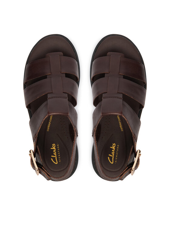 Clarks Clarks Sandały Orinoco3 Strap 26186095 Brązowy