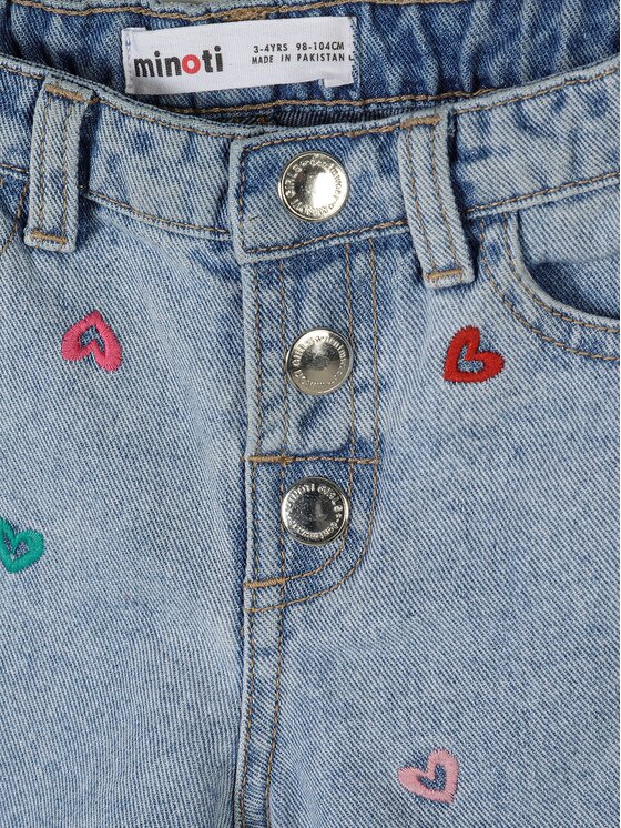 minoti minoti Szorty jeansowe 30SHORT102 Granatowy Regular Fit