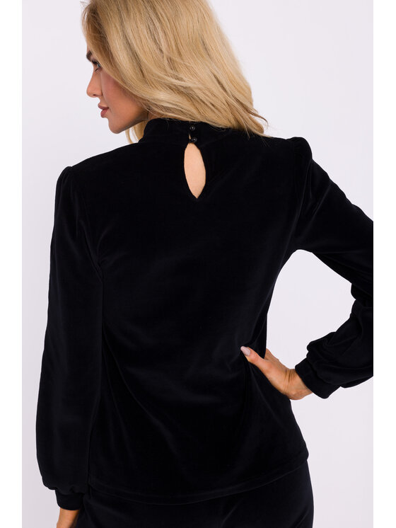 Made of Emotion Made of Emotion Blusa M831 Nero Girl Fit