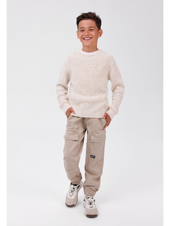 minoti minoti Spodnie cargo 33PANT257 Beżowy Cargo Fit