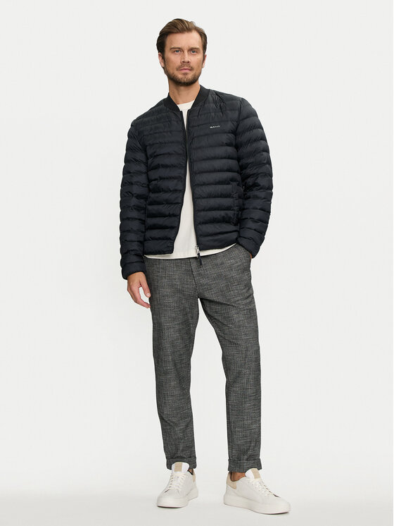 Gant Gant Μπουφάν μεταβατικό 7006300 Μαύρο Regular Fit