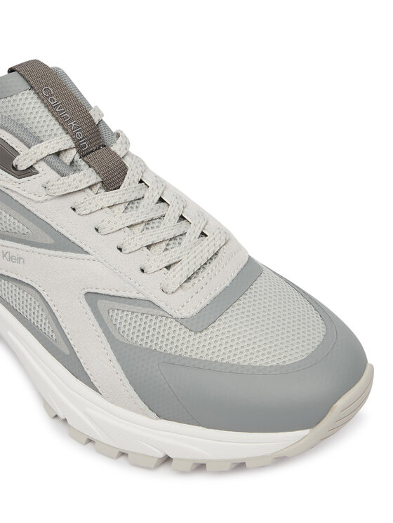 Calvin Klein Calvin Klein Сникърси Hike Runner Ck Stripe Refl Su HW0HW03107 Сив