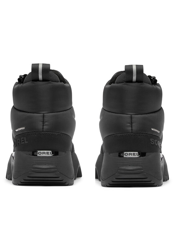 Sorel Sorel Μπότες Χιονιού Kinetic Impact Puffy Zip 2058681011 Μαύρο