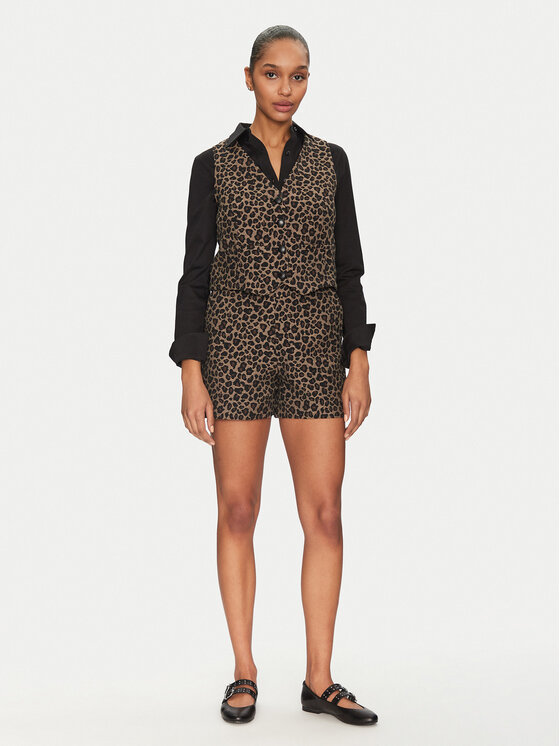 Morgan Morgan Telovnik 251-CBILI.F Rjava Slim Fit