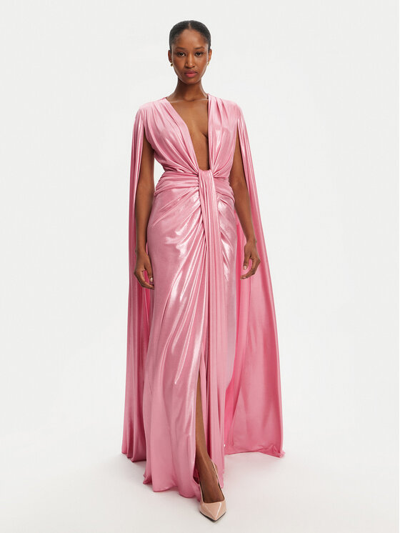 Babylon Babylon Vakarinė suknelė MF0223 Rožinė Regular Fit