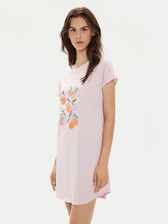 Hunkemöller Hunkemöller Camicia da notte 205776 Rosa Regular Fit