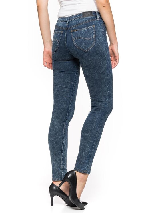 Lee Lee Jeansy TOXEY Niebieski Skinny Fit