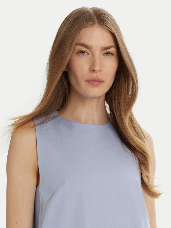 Weekend Max Mara Weekend Max Mara Vestito da giorno Racer 2515221102 Celeste Regular Fit