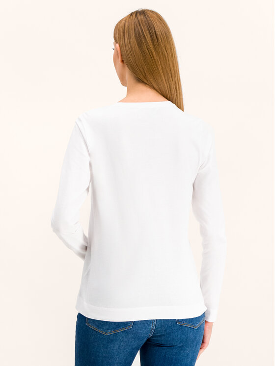 Tommy Hilfiger Tommy Hilfiger Μπλουζάκι Ozlem WW0WW26186 Λευκό Regular Fit