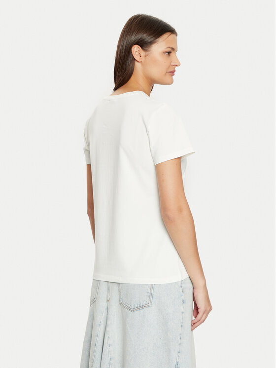 Guess Guess T-krekls V5RI05 J1314 Écru Regular Fit
