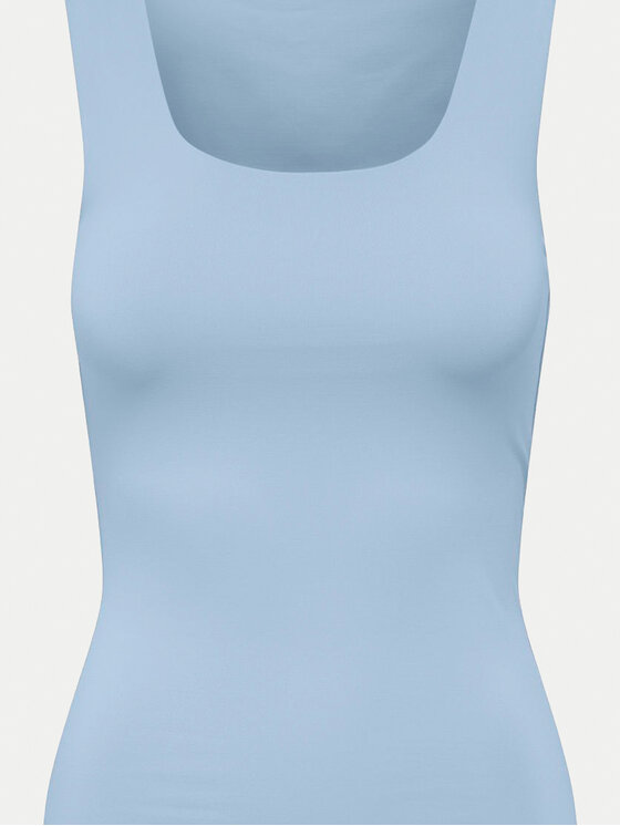 ONLY ONLY Top Lea 15278090 Błękitny Regular Fit