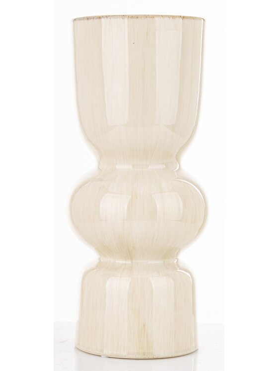 MIAhome MIAhome Wazon ceramiczny 36x15,5x15,5 cm MEZANIO - I Biały