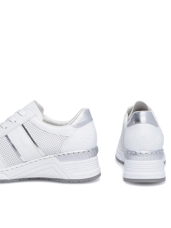 Rieker Rieker Sneakersy N4315-80 Biały