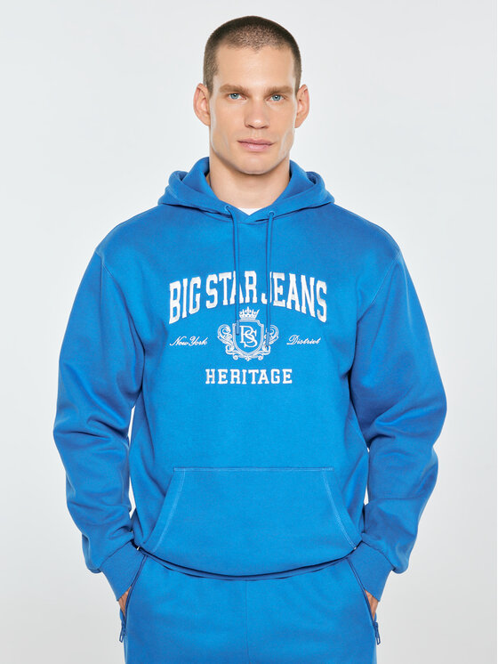 BIG STAR BIG STAR Bluza NOEL Niebieski Comfort Fit