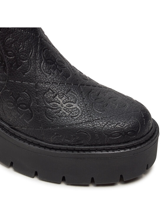 Guess Guess Kotníková obuv s elastickým prvkem Shuze FLTSHU FAL10 Černá