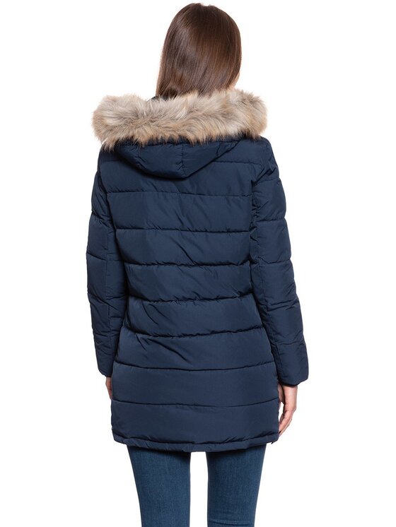 Wrangler Wrangler Giacca da donna LONG PUFFER Blu Slim Fit