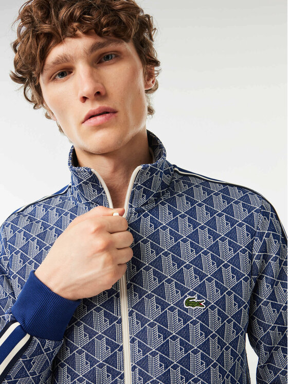 Lacoste Lacoste Mikina SH1368 Modrá Regular Fit