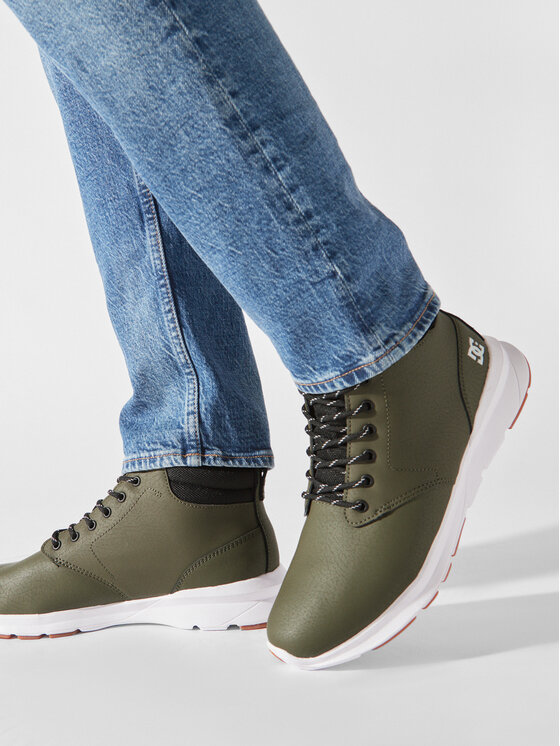DC DC Kotníková obuv Mason 2 ADYS700216 Khaki