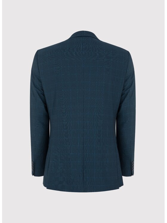 Pako Lorente Pako Lorente Garnitur P23SF-4G-003 Granatowy Slim Fit