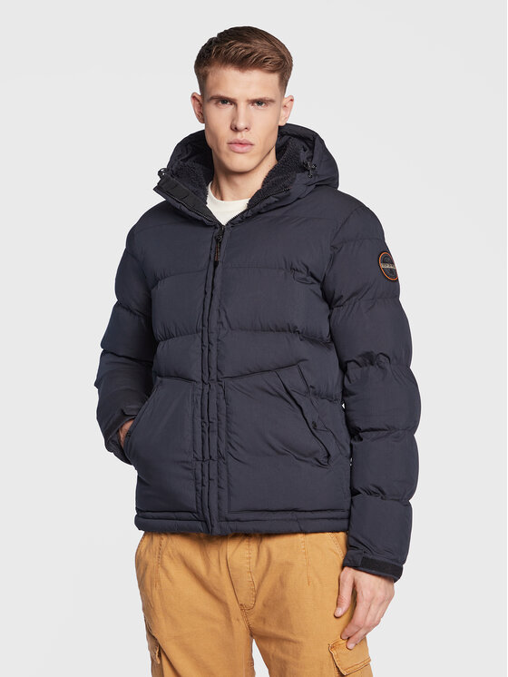 Napapijri Napapijri Зимова куртка A-Raspeball NP0A4GNX Чорний Regular Fit