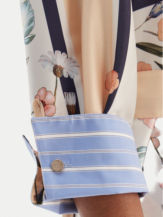 Liu Jo Liu Jo Рокля тип риза WA6507 T2555 Бежов Regular Fit