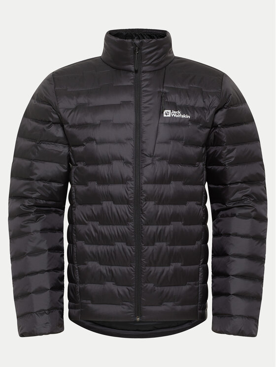 Jack Wolfskin Jack Wolfskin Kurtka puchowa Passamani A61836 Czarny Regular Fit
