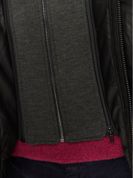 Milestone Milestone Lederjacke Wesley 431040 21085 Schwarz Regular Fit