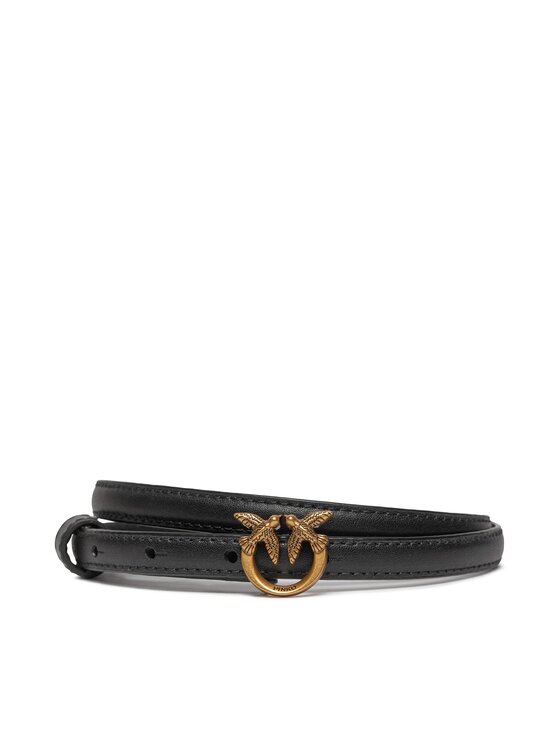 PINKO Pinko Opasek Love Berry H1 Belt PE 24 PLT01 102148 A0F1 Černá