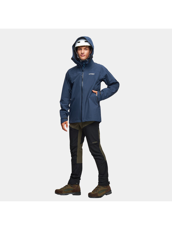 Alpinus Alpinus Kurtka przeciwdeszczowa Collarada Granatowy Active Fit