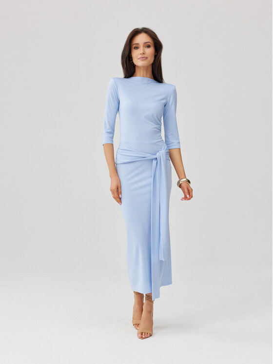 Roco Fashion Roco Fashion Každodenné šaty Lidiana Modrá Slim Fit