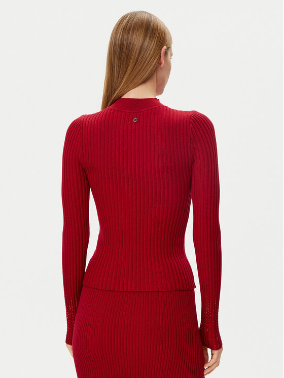 Guess Guess Πουλόβερ W5RR15 Z2Y50 Κόκκινο Regular Fit