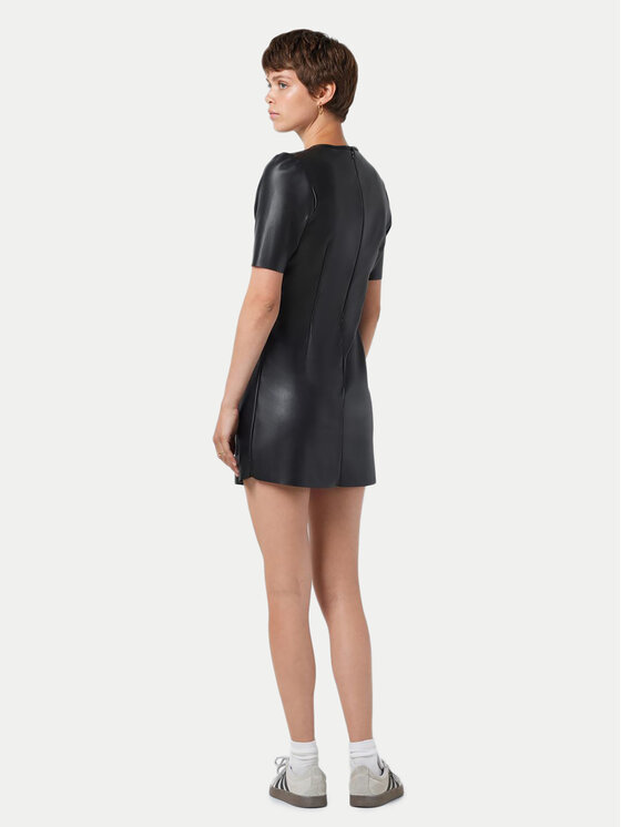 Noisy May Noisy May Vestito in similpelle Hill 27012545 Nero Regular Fit